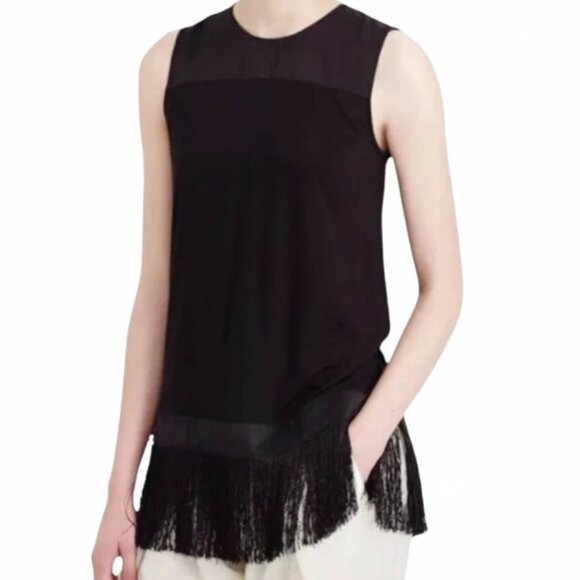 So cute! J. Crew Sleeveless Fringe Tunic Size Small - Picture 1 of 10